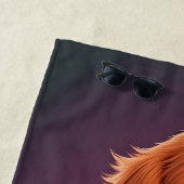 Niedlich Irish Setter Dog Strandtuch (Beispiel)