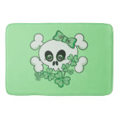 Niedlich Irish Skull Badematte (Vorderseite)