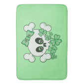 Niedlich Irish Skull Badematte (Vorderseite Vertikal)