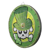 Niedlich Irish Skull Dartscheibe (Vorderseite rechts)