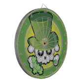 Niedlich Irish Skull Dartscheibe (Vorderseite Links)