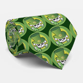 Niedlich Irish Skull Krawatte (Gerollt)