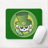 Niedlich Irish Skull Mousepad (Mit Mouse)