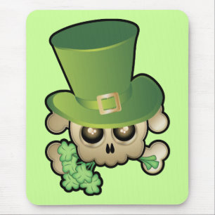 Niedlich Irish Skull Mousepad