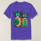 Niedlich Irish Viking Gnome Couple St Patrickx27s T-Shirt (Design vorne)