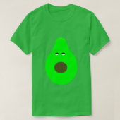 NIEDLICH IRRITIERTE AVOCADO ROLLEN IHRE AUGEN T-Shirt (Design vorne)