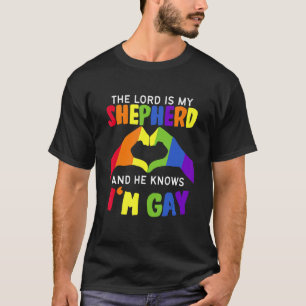 Niedlich ist der Herr mein Hirte und er weiß, dass T-Shirt