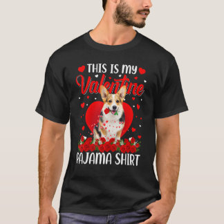 Niedlich ist dies mein Valentinstag Corgi Dog Paja T-Shirt