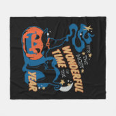 Niedlich ist es die wunderbarste Zeit des Jahres K Fleecedecke (Vorderseite (Horizontal))