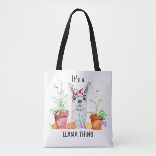 Niedlich ist es ein Lama-Ding Tasche (Vorderseite)