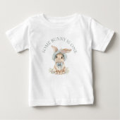 Niedlich ist etwas Bunny ein kurvenreicher Text Baby T-shirt (Vorderseite)