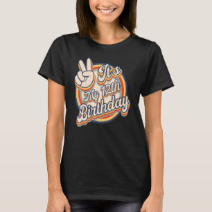 Niedlich ist mein 12. Geburtstag Retro Vintage Kin T-Shirt