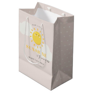 Niedlich ist unser kleiner Sonnenschein, jeden Geb Mittlere Geschenktüte