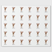 Niedlich Jackalope - Austin, Texas Geschenkpapier (Flach)