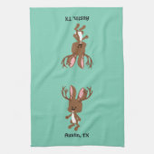 Niedlich Jackalope - Austin, Texas Handtuch (Vertikal)