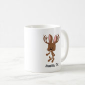 Niedlich Jackalope - Austin, Texas Kaffeetasse (VorderseiteRechts)