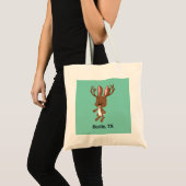 Niedlich Jackalope - Austin, Texas Tragetasche (Vorderseite (Produkt))