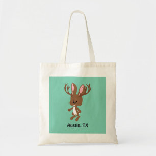 Niedlich Jackalope - Austin, Texas Tragetasche