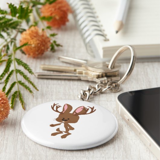 Niedlich Jackalope Schlüsselanhänger (Seite)