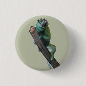 Niedlich Jackson's Chameleon Button (Vorderseite)