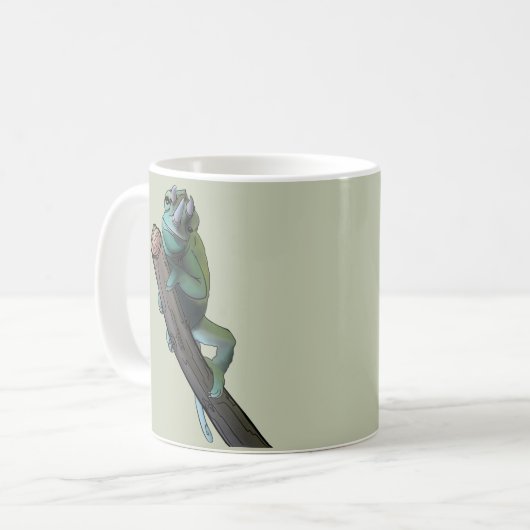 Niedlich Jackson's Chameleon Kaffeetasse (Vorderseite Links)