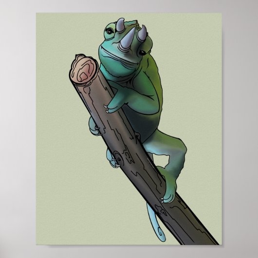 Niedlich Jackson's Chameleon Poster (Vorne)