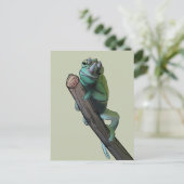 Niedlich Jackson's Chameleon Postkarte (Stehend Vorderseite)