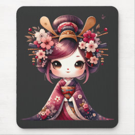 Niedlich Japanisch Geisha Mousepad