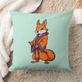 Niedlich Japanisch Samurai Eichhörnchen Kissen (Decke)