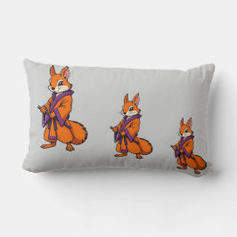 Niedlich Japanisch Samurai Eichhörnchen Lendenkissen