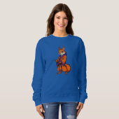 Niedlich Japanisch Samurai Eichhörnchen Sweatshirt (Vorne ganz)