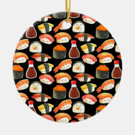 Niedlich Japanisch Sushi Keramik Ornament