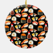 Niedlich Japanisch Sushi Keramik Ornament (Hinten)