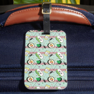 Niedlich Japanisch Sushi Lover Golfing Pattern Gepäckanhänger