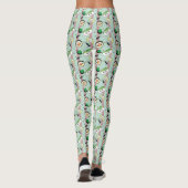 Niedlich Japanisch Sushi Lover Golfing Pattern Leggings (Rückseite)