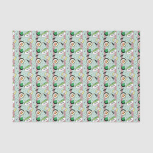 Niedlich Japanisch Sushi Lover Golfing Pattern Seidenpapier