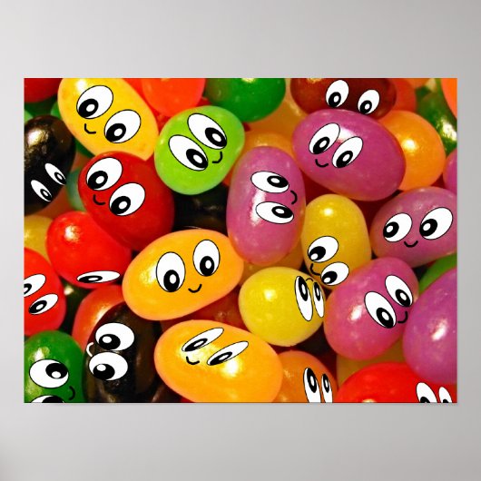 Niedlich Jelly Bean Poster (Vorne)