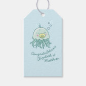 Niedlich Jellyfish Baby Shower Kawaii Geschenkanhänger (Vorderseite)