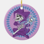 Niedlich Jester Skull Keramikornament (Hinten)