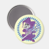 Niedlich Jester Skull Magnet (Vorderseite/Rückseite)