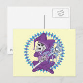 Niedlich Jester Skull Postkarte (Vorne/Hinten)