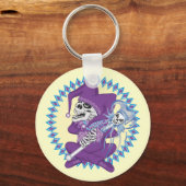 Niedlich Jester Skull Schlüsselanhänger (Vorderseite)