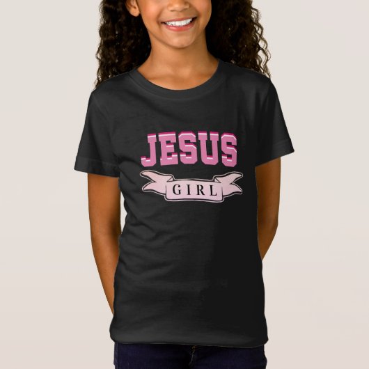 Niedlich Jesus Girl T-Shirt (Vorderseite)