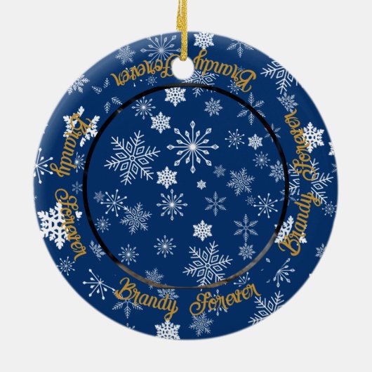 Niedlich Jetzt und dann 2 Foto Weihnachtsschmuck (Hinten)