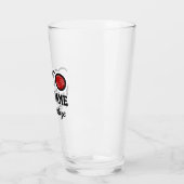 Niedlich jeu de boules ball Cartoon individuelle N Glas (Links)