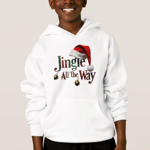 Niedlich "Jingle All The Way" Kids Pullover Hoodie