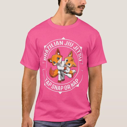 Niedlich Jiu Jitsu Foxes Boys Girls - Brasilianisc T-Shirt (Vorderseite)