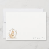 Niedlich Joey Mama Kangaroo Floral Wreath Baby Sho Mitteilungskarte (Vorderseite)