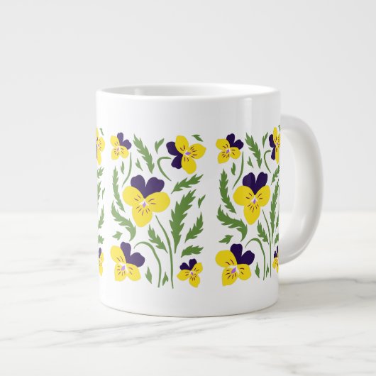 Niedlich Johnny Jump Ups Jumbo-Tasse (Vorderseite Rechts)