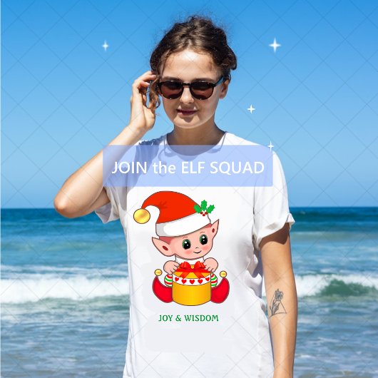 Niedlich Jolly Christmas Elf T-Shirt